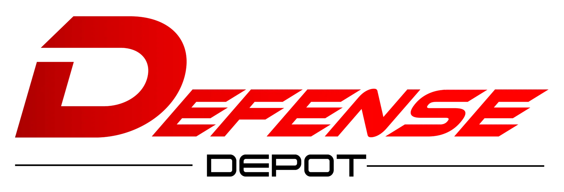 Defense Depot – Red and Black FINAL Defense Depot logo